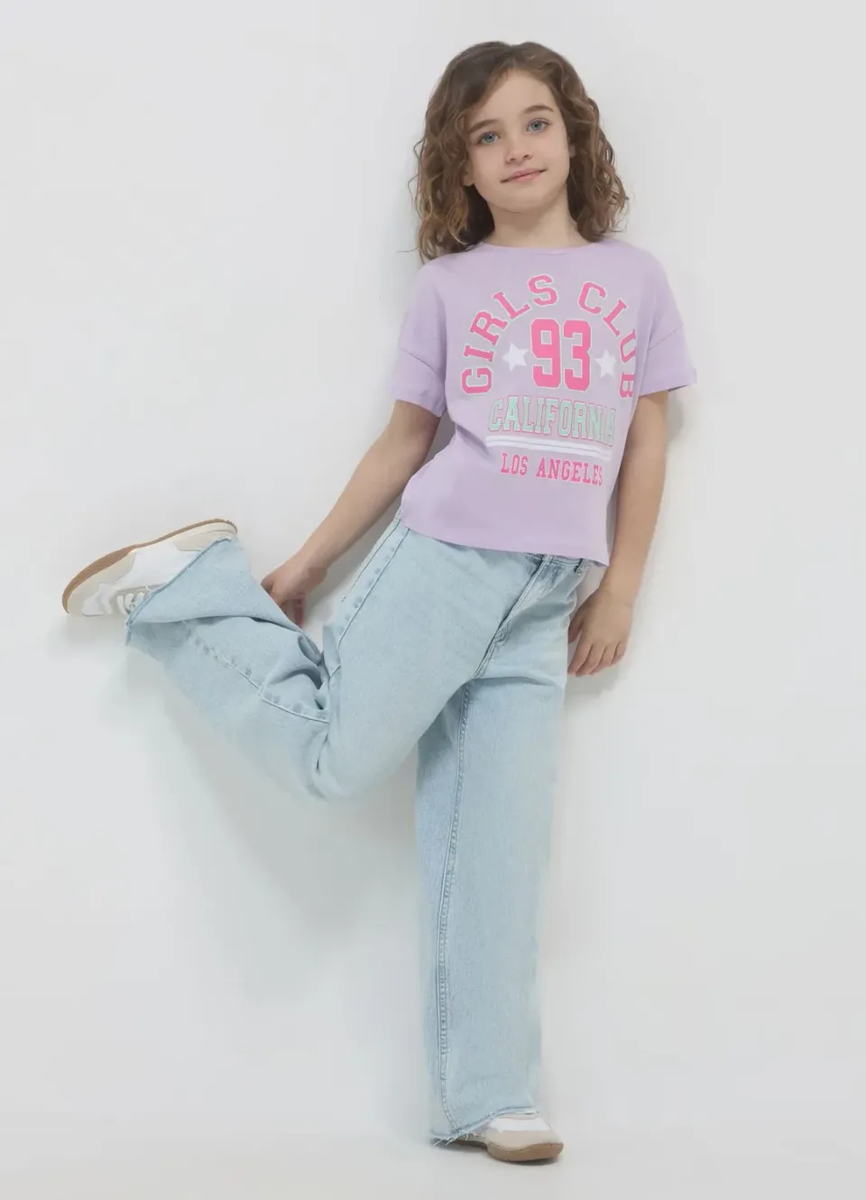 Calliope t-shirt fille coton imprimé manches courtes