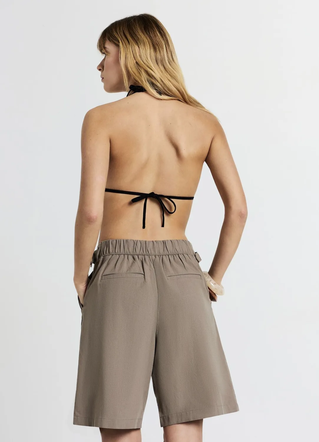 Calliope Bermuda short femme boucles coupe regular