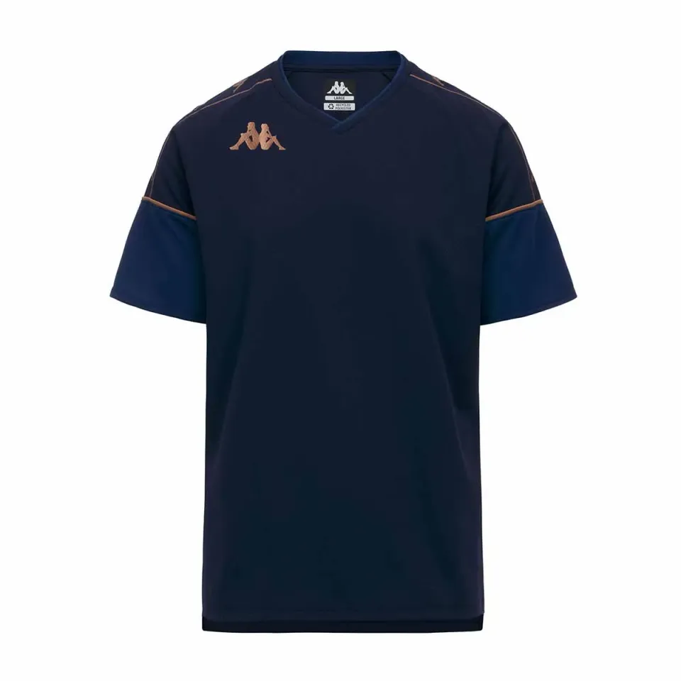 Kappa Mianto maillot bleu homme polyester recyclé