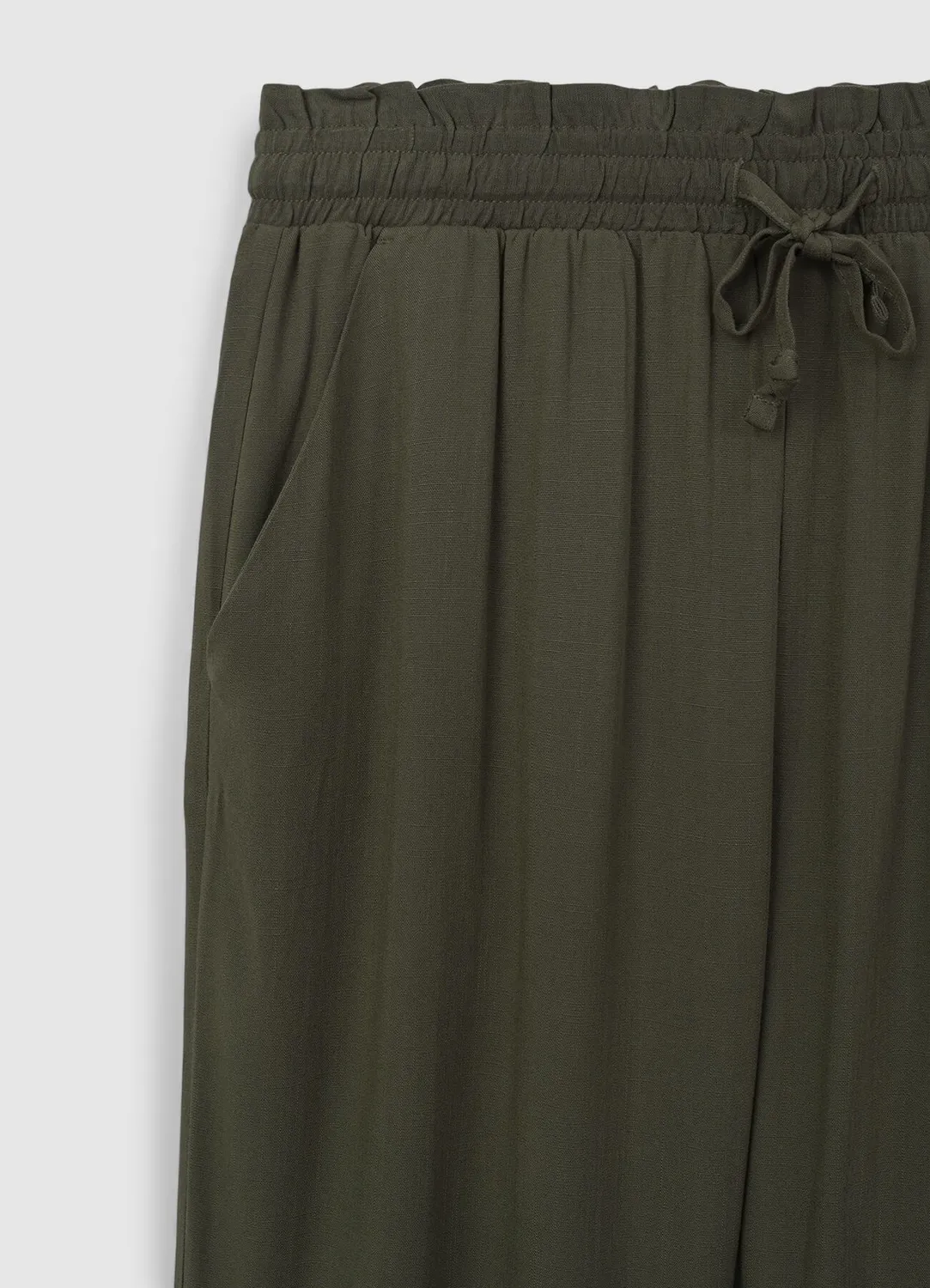 Calliope pantalon long uni femme à coulisse coupe regular