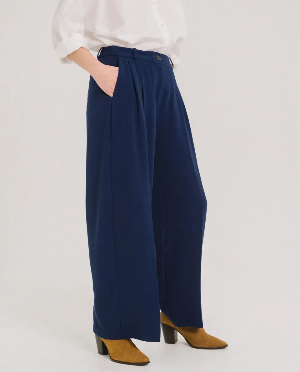 TINSELS UPTON ENCRE pantalon large fluide