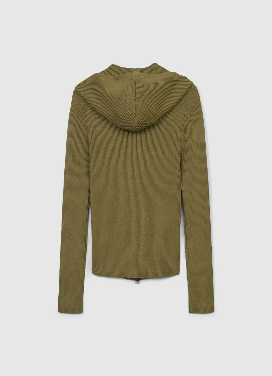 Calliope cardigan femme capuche zippé à côtes