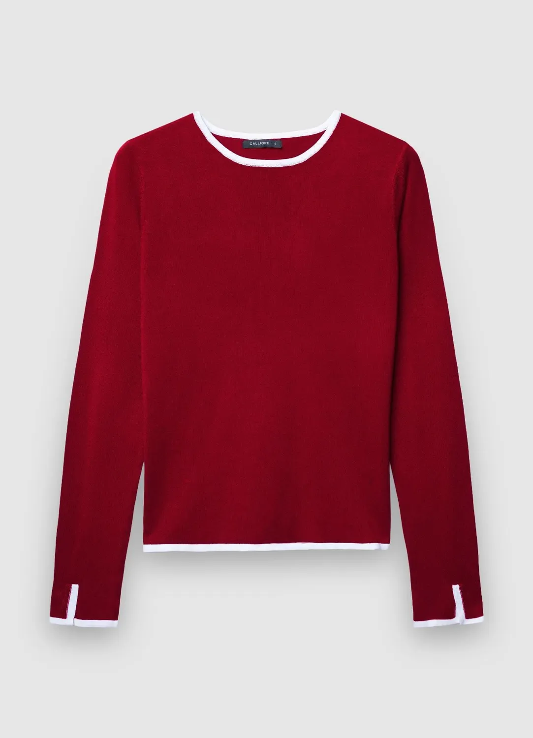 Calliope Pull col rond femme profils contraste