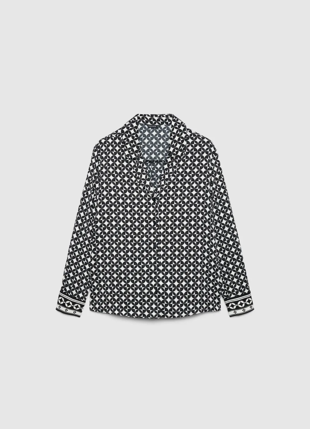 Calliope chemise bowling femme motif géométrique