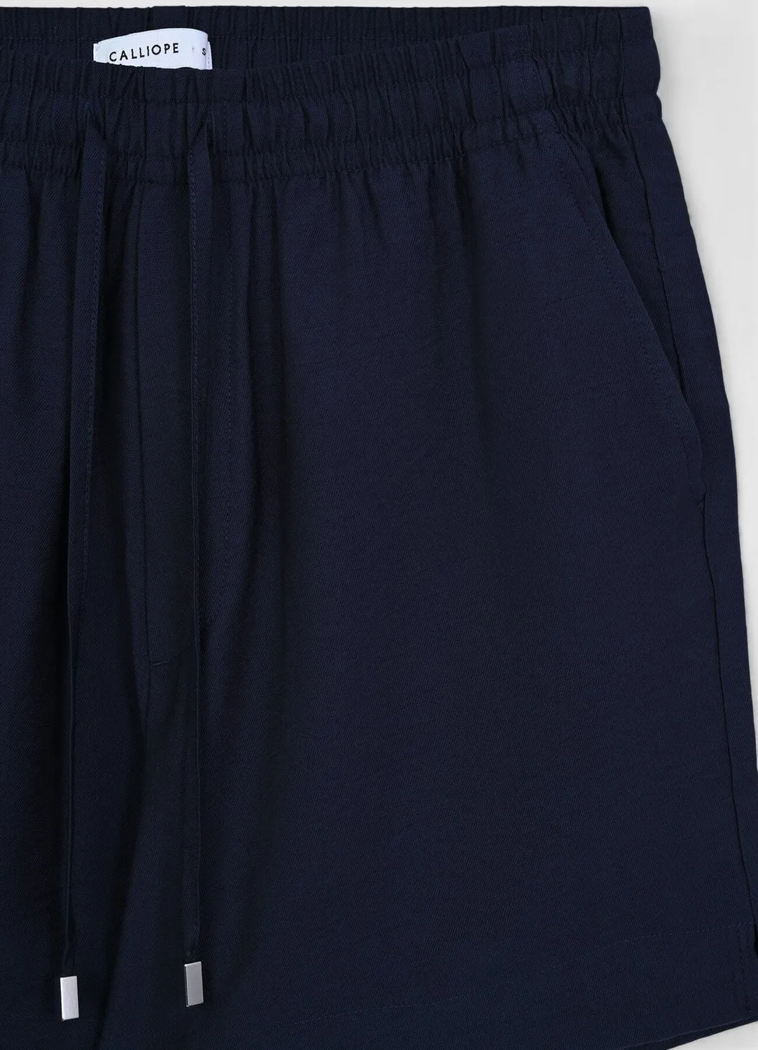 Calliope short uni femme coton cordon