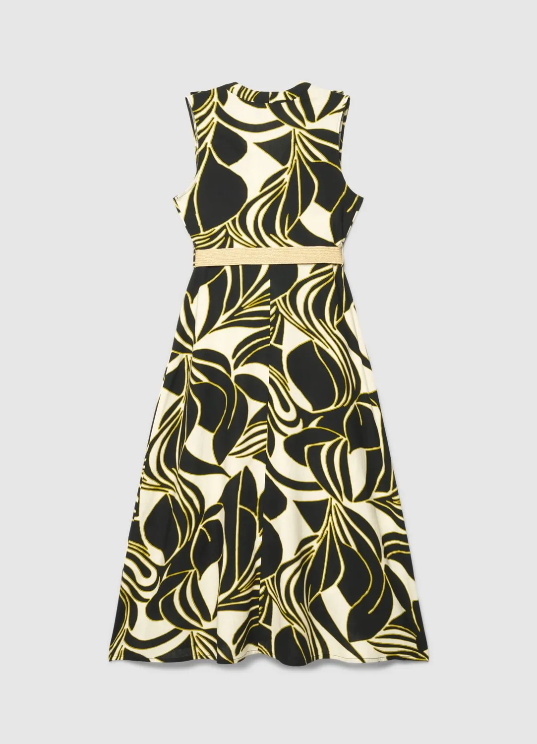 Calliope robe chemisier imprimee ceinture midi femme