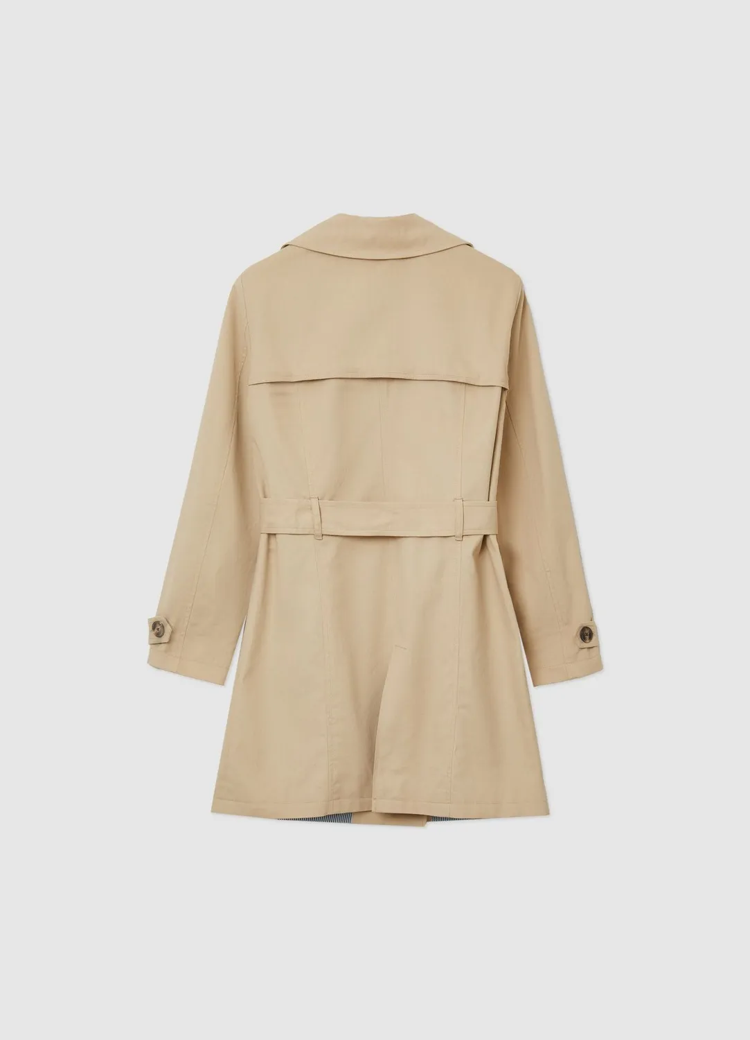 Calliope Trench Tinta Unita trench femme coton