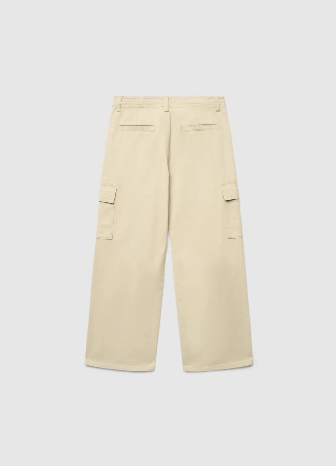 Calliope pantalon cargo wide leg fille uni