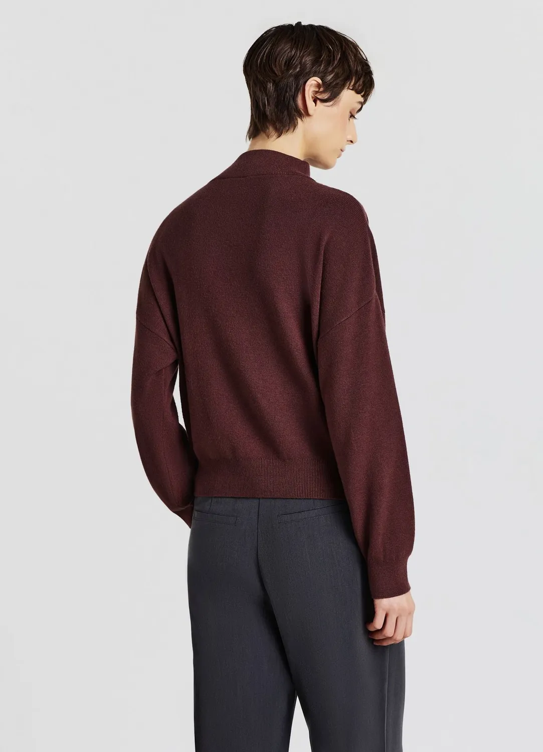 Calliope pull col montant femme manches longues