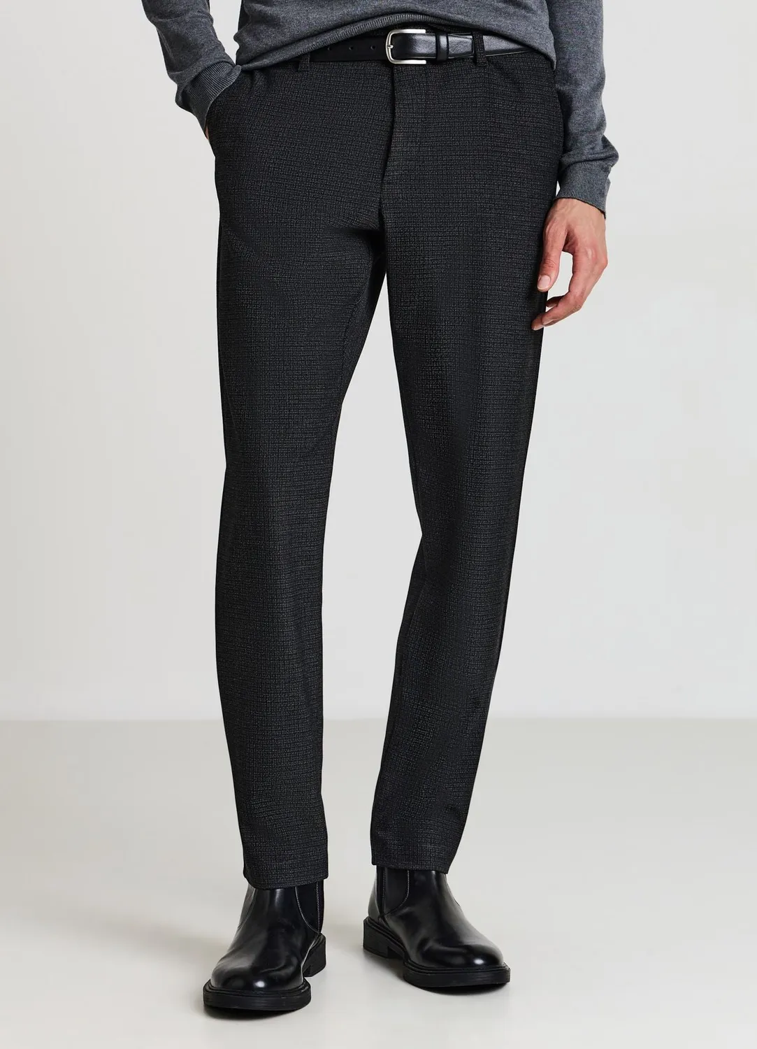 Calliope pantalon homme long ceinture à nouer