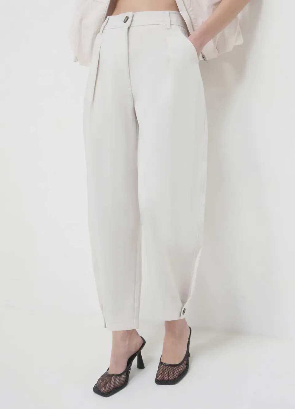Calliope barrel fit pantalon femme taille S fuselé