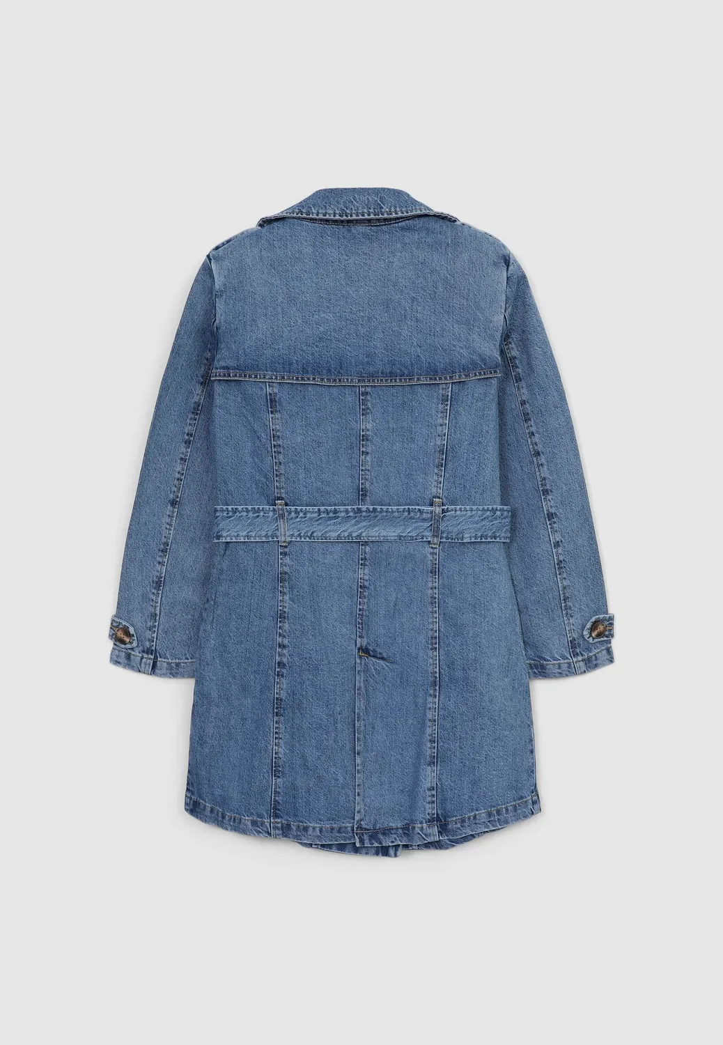 Calliope Trench denim femme S à ceinture