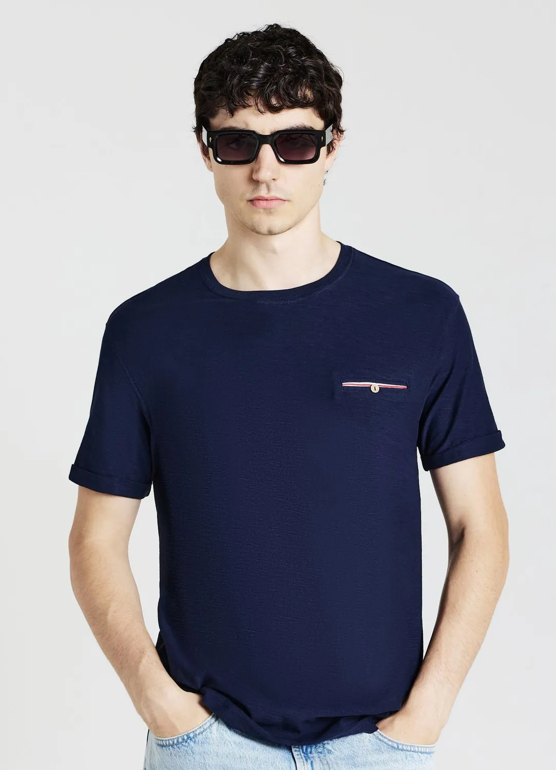 Calliope t-shirt taschino coton homme uni