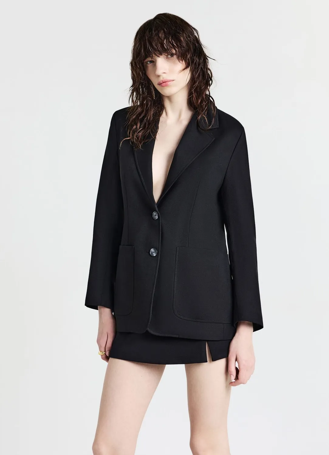 Calliope Veste monopetto femme 2 boutons poches