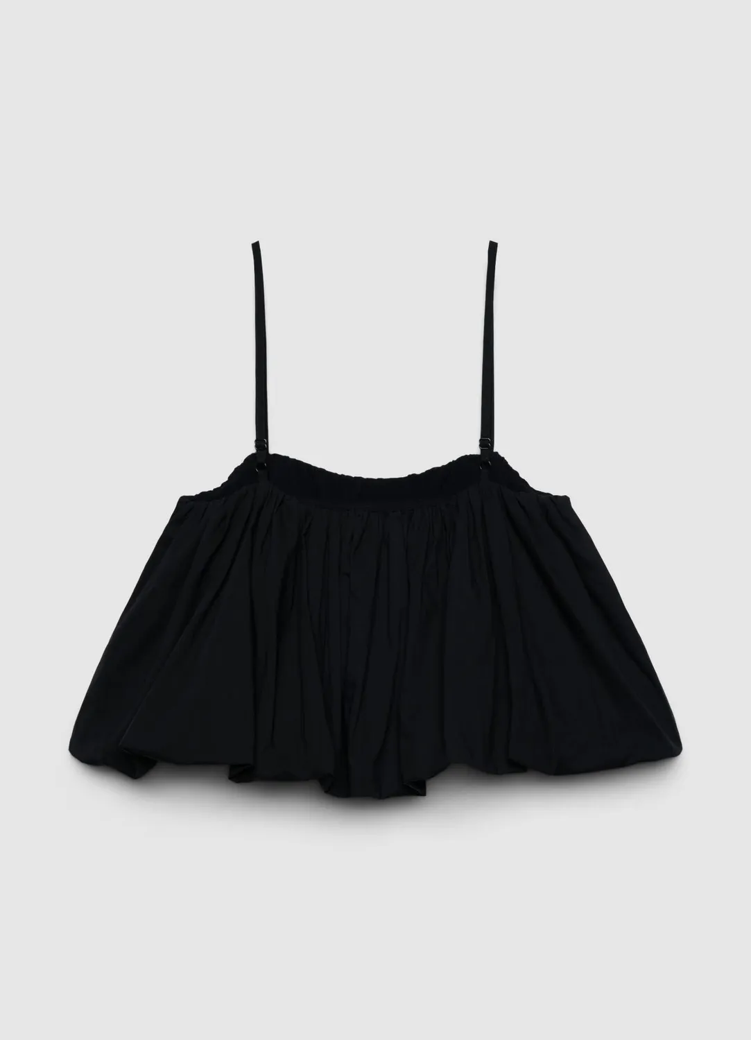 Calliope top ballon bretelles fines femme uni