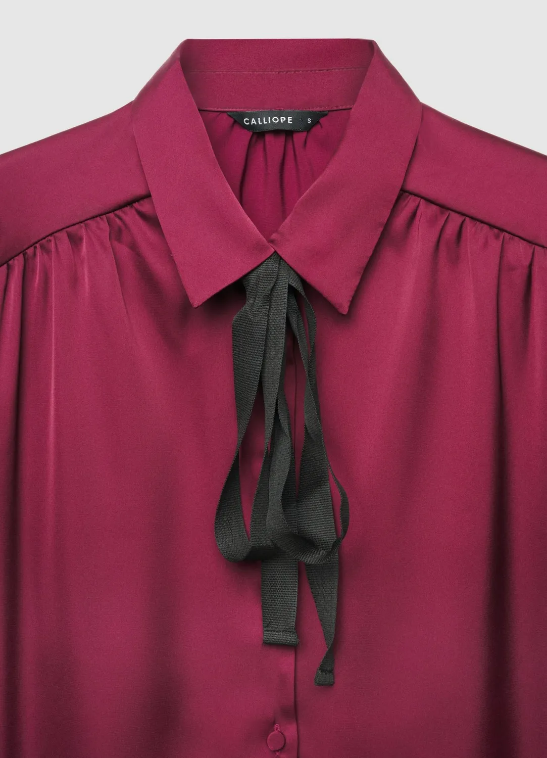 Calliope chemise lavallière femme manches longues
