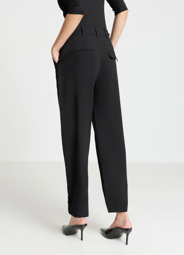 Calliope balloon à brides pantalon femme uni