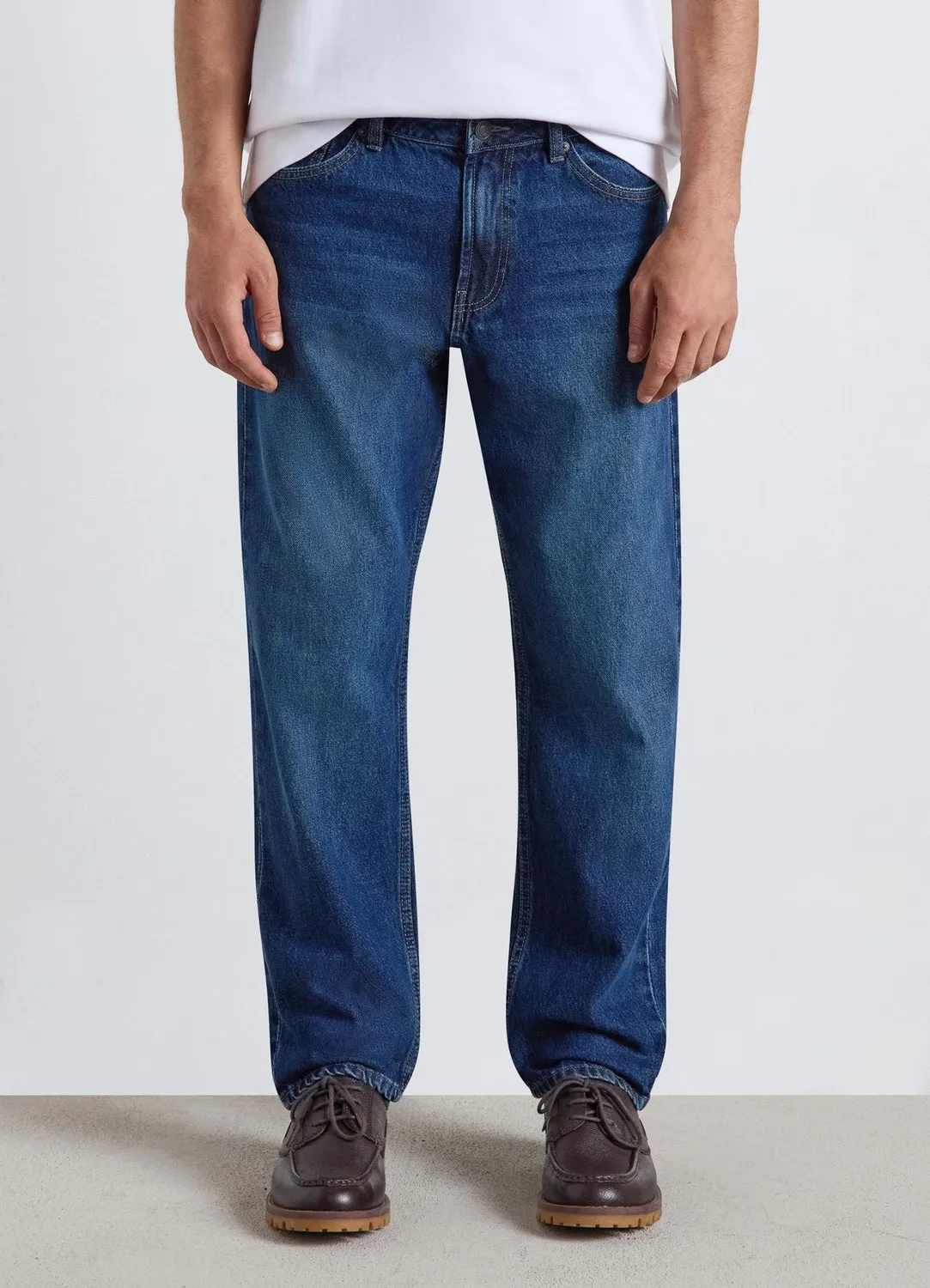 Calliope jean relaxed homme coupe droite