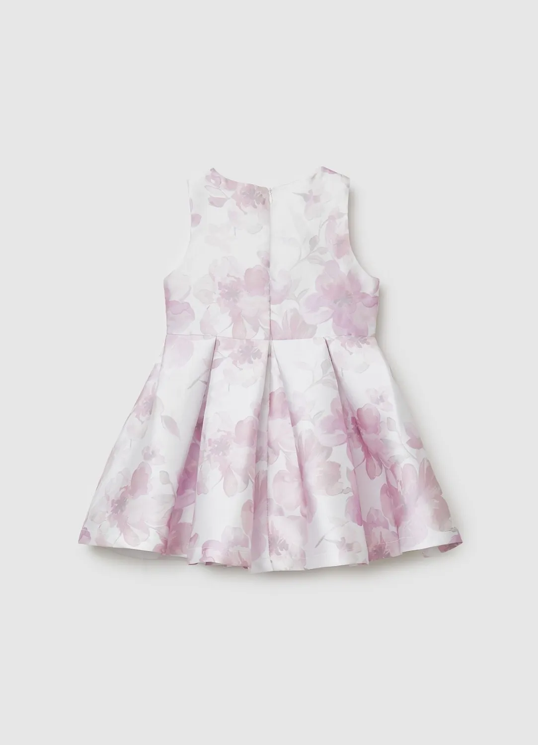 Calliope robe fille fleurie évasée sans manches