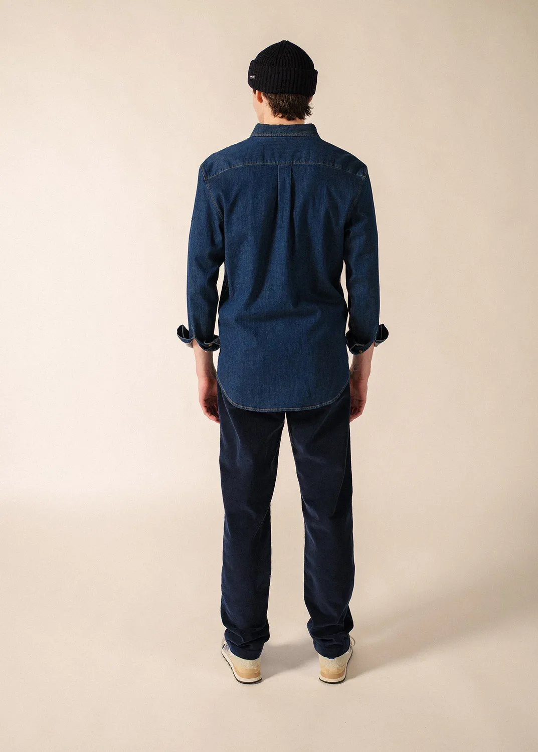 Saint James Lino chemise denim homme coton