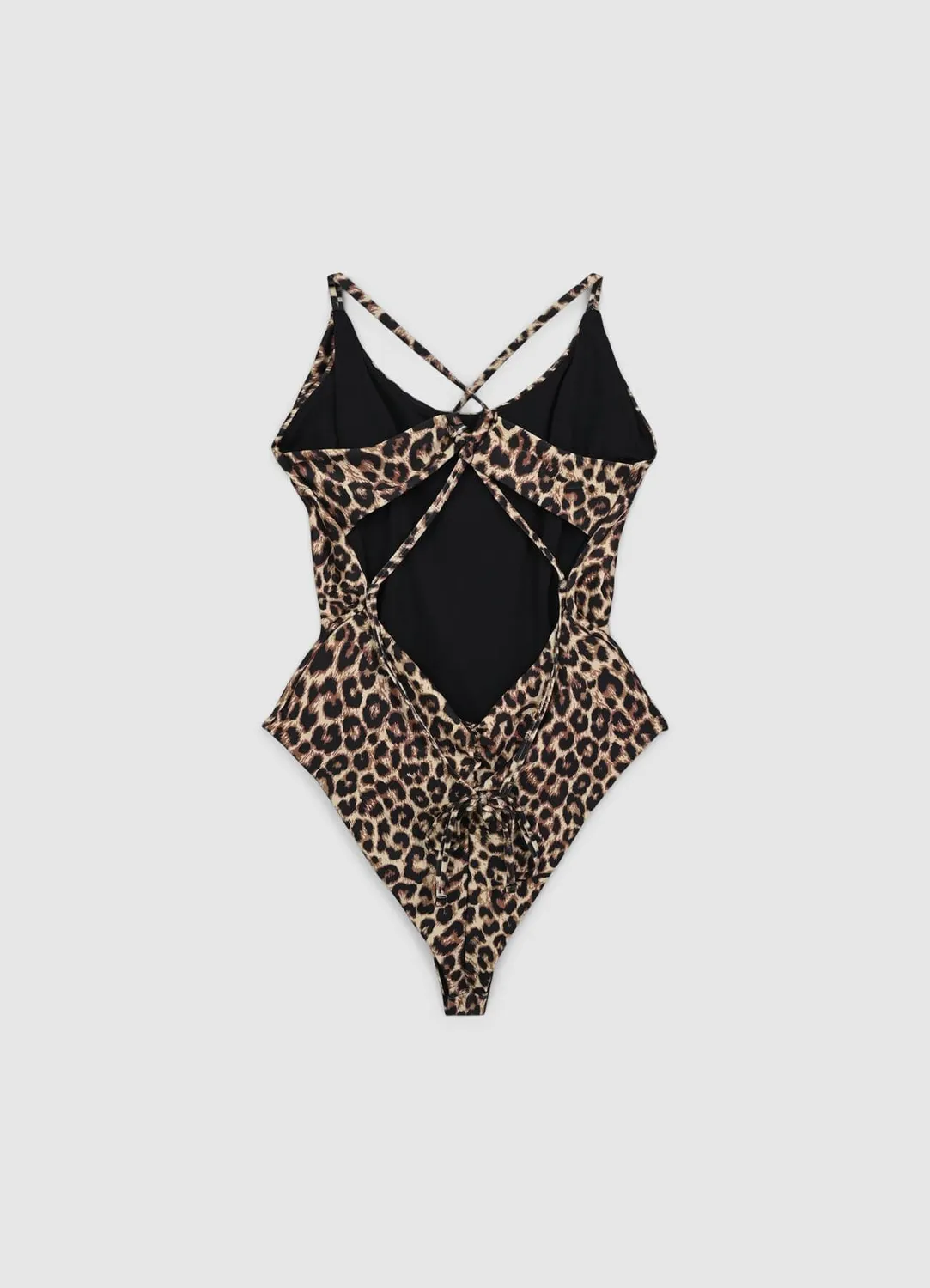 Calliope maillot 1 pièce animalier dos croisé femme