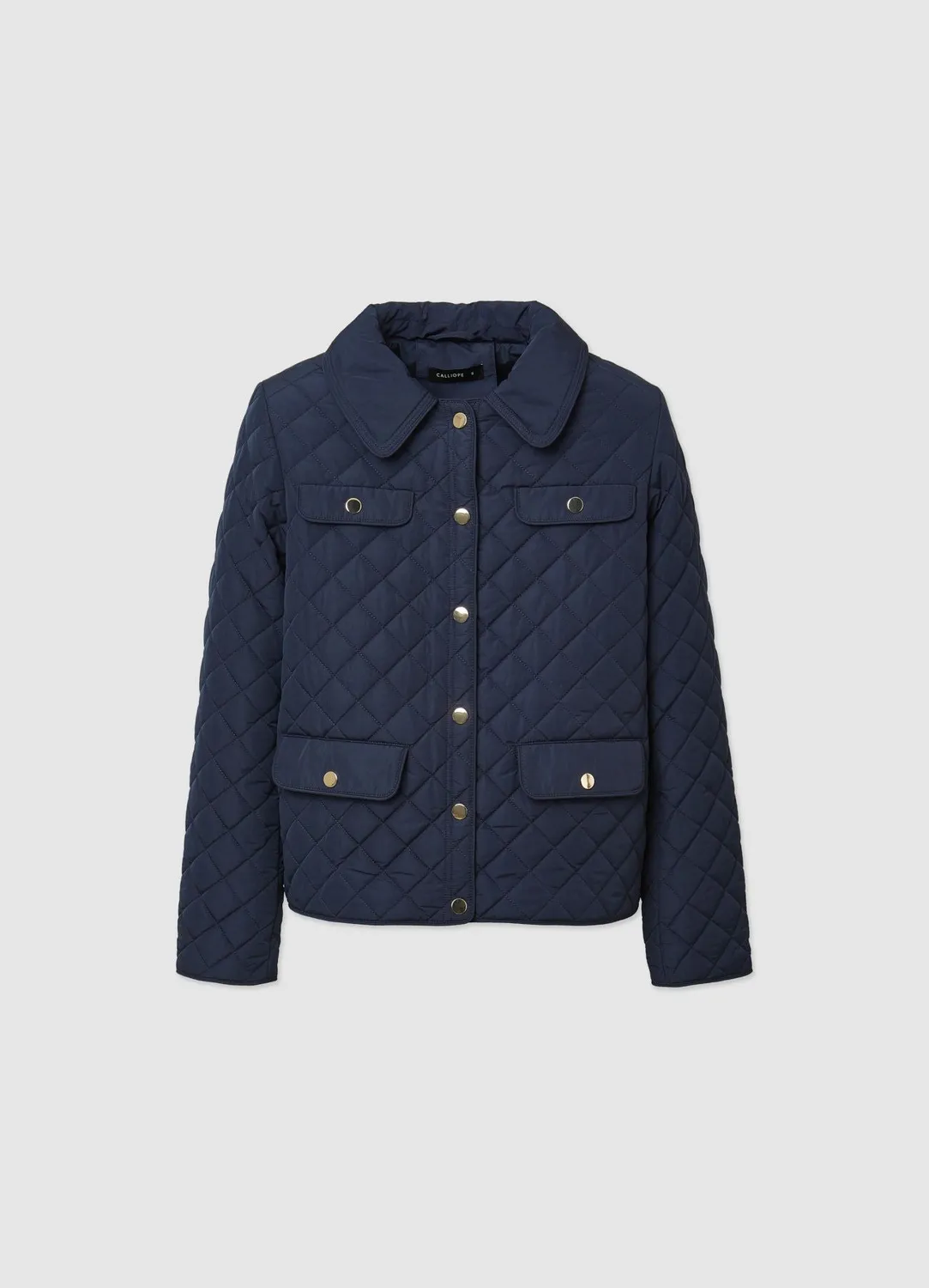 Calliope Veste matelassée femme boutons dorés