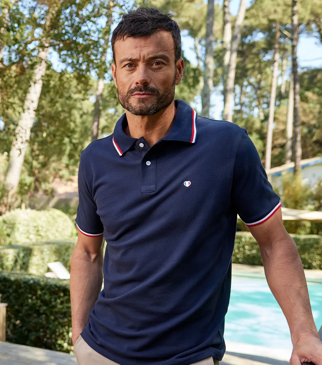 Cocorico Supporter Marine Iconique polo homme