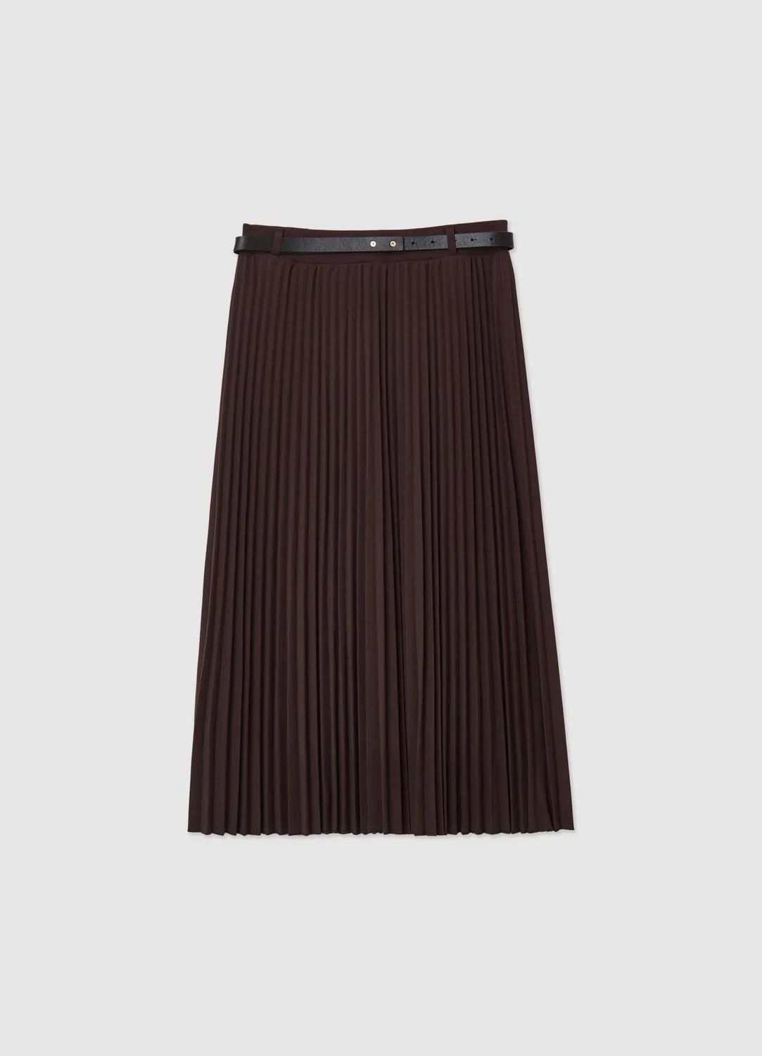 Calliope jupe plissée ceinture femme longue plis