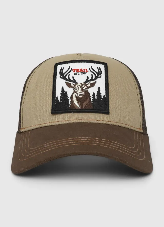 Calliope Casquette trucker homme TU patch cerf
