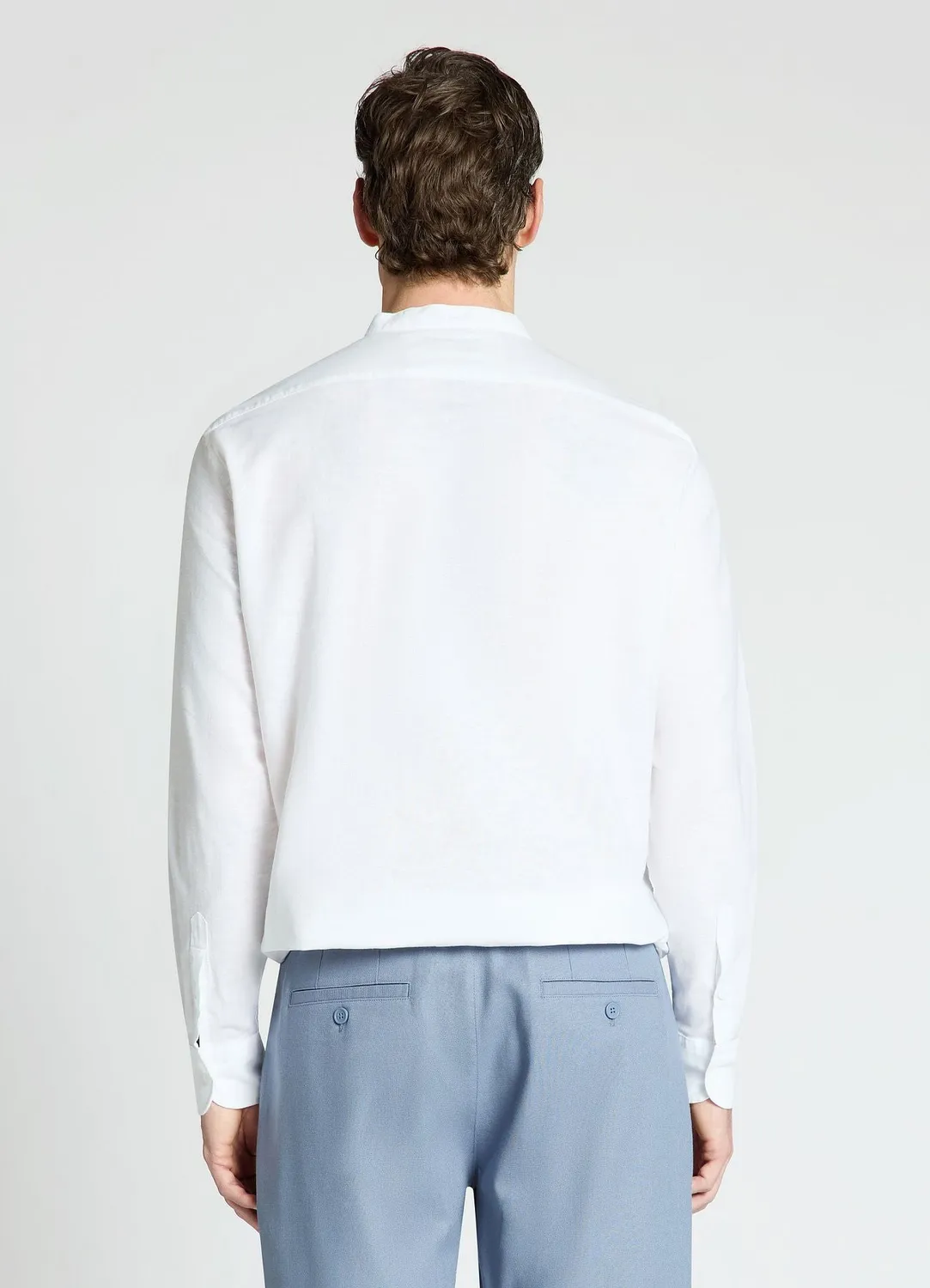 Calliope chemise coréenne demi-boutonnée homme