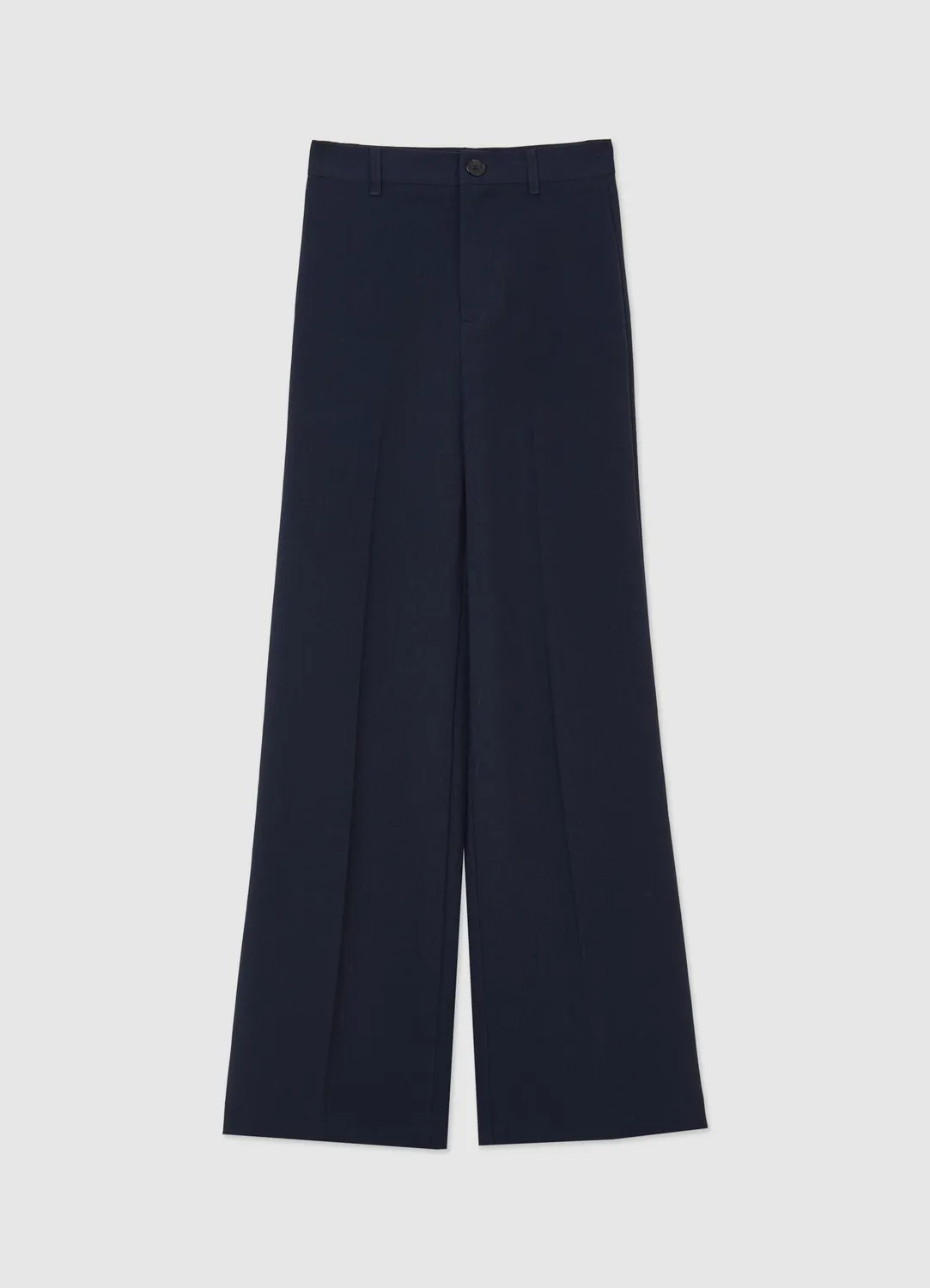 Calliope pantalon palazzo femme uni zip