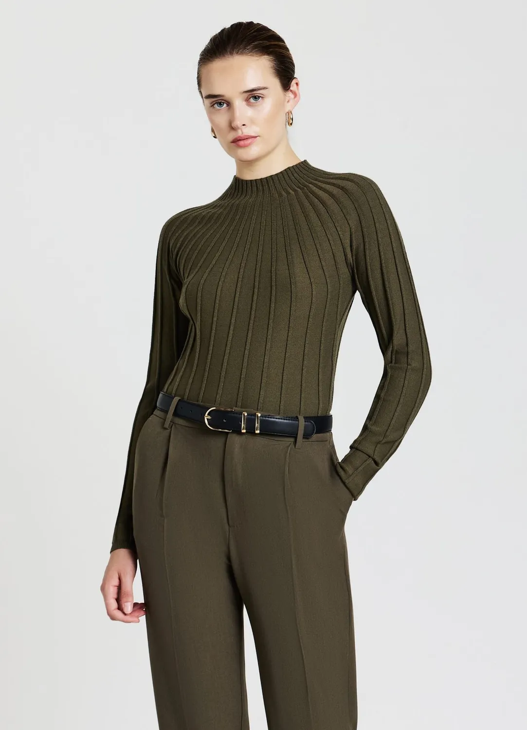Calliope Maille Côtes Col Rond Femme S