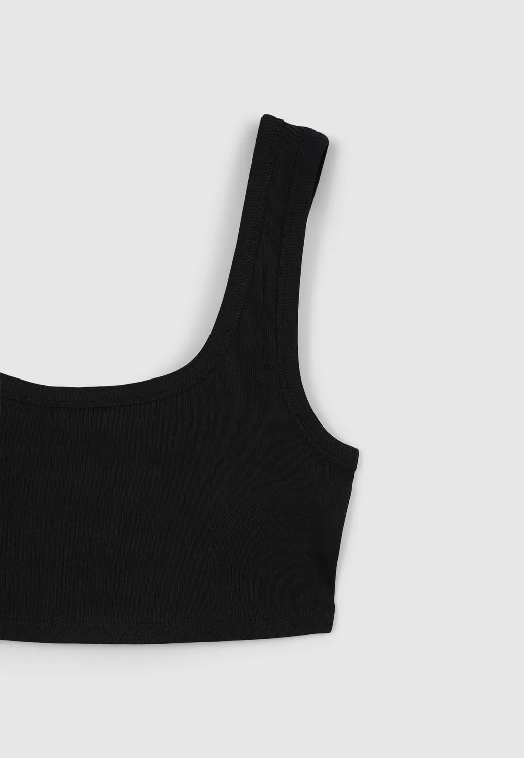 Calliope top brassière côtelé coton femme