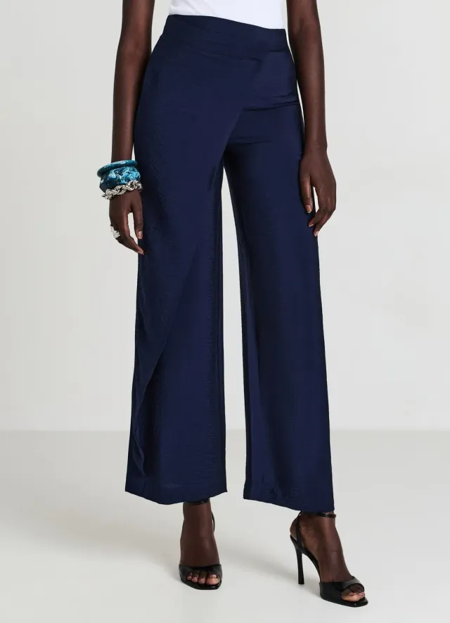 Calliope à panneau pantalon long femme uni