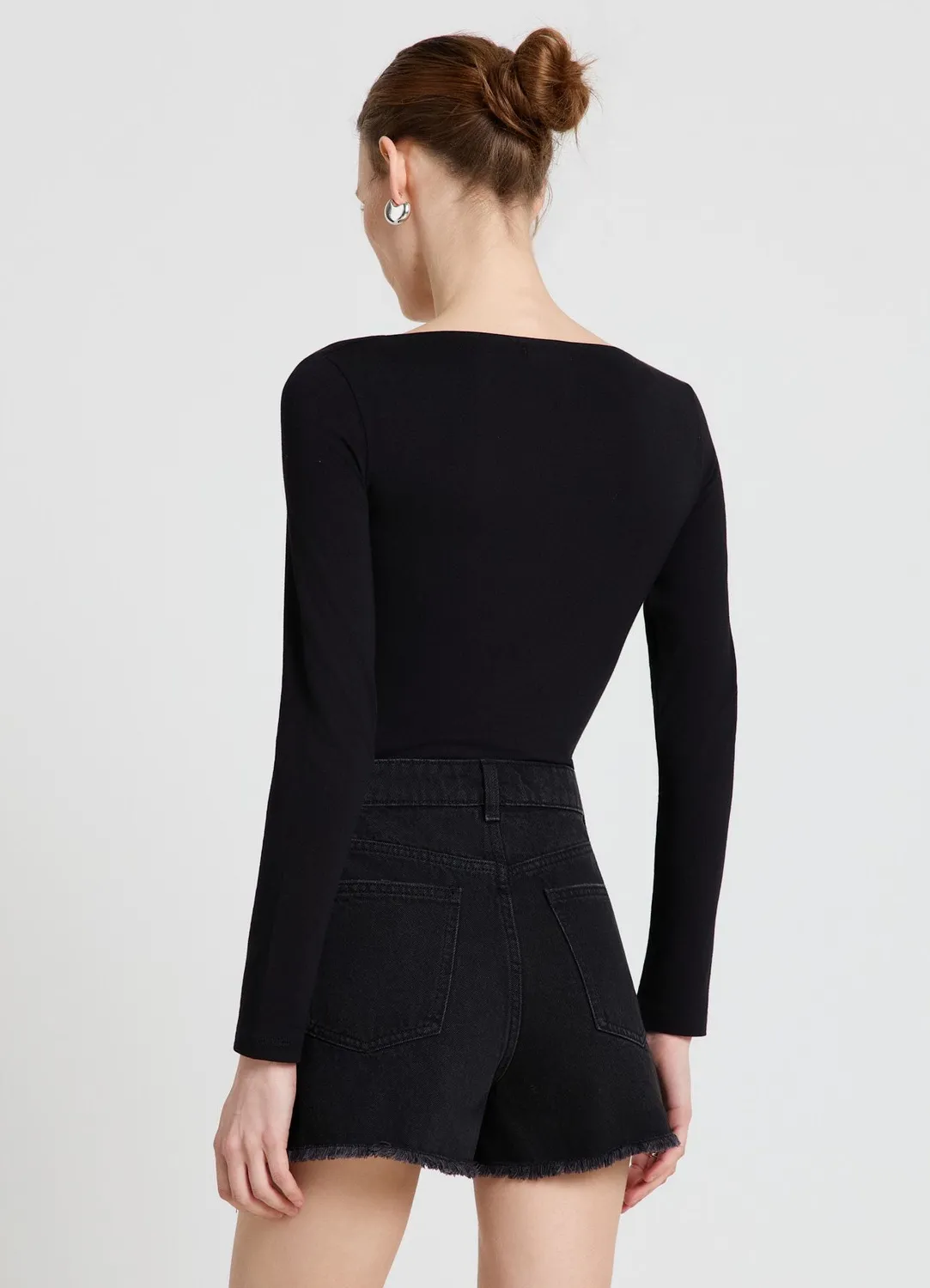 Calliope body col large femme manches longues