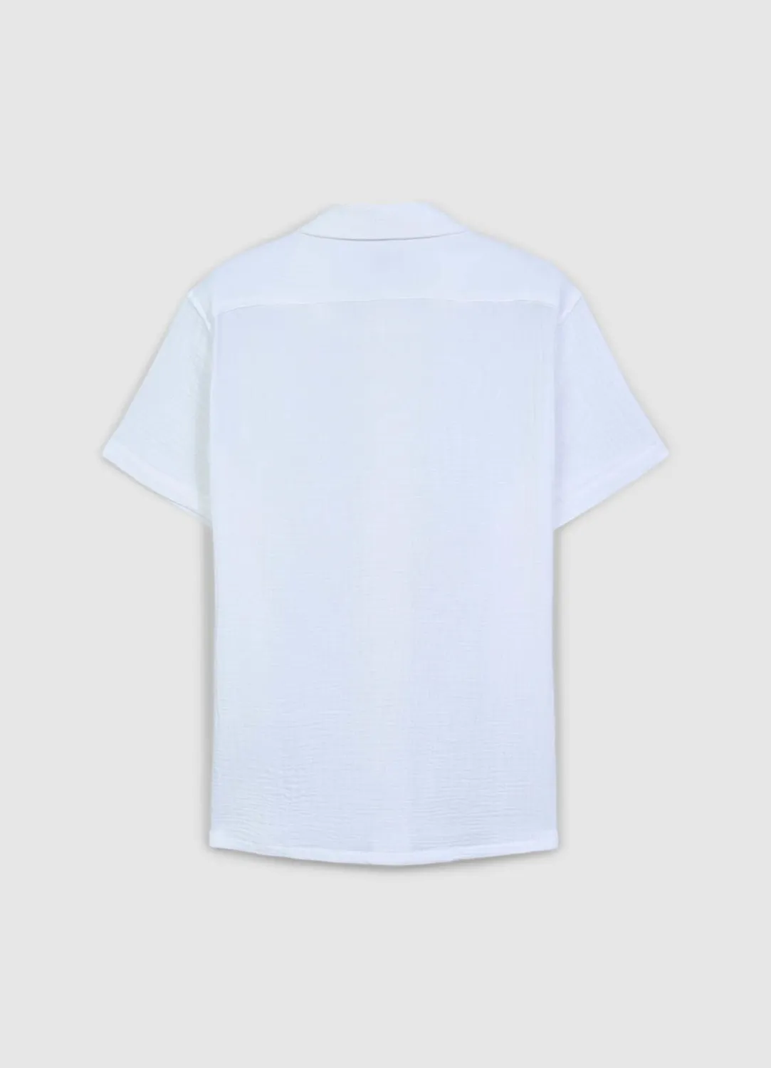 Calliope Bowling chemise homme coton gaufre manches courtes