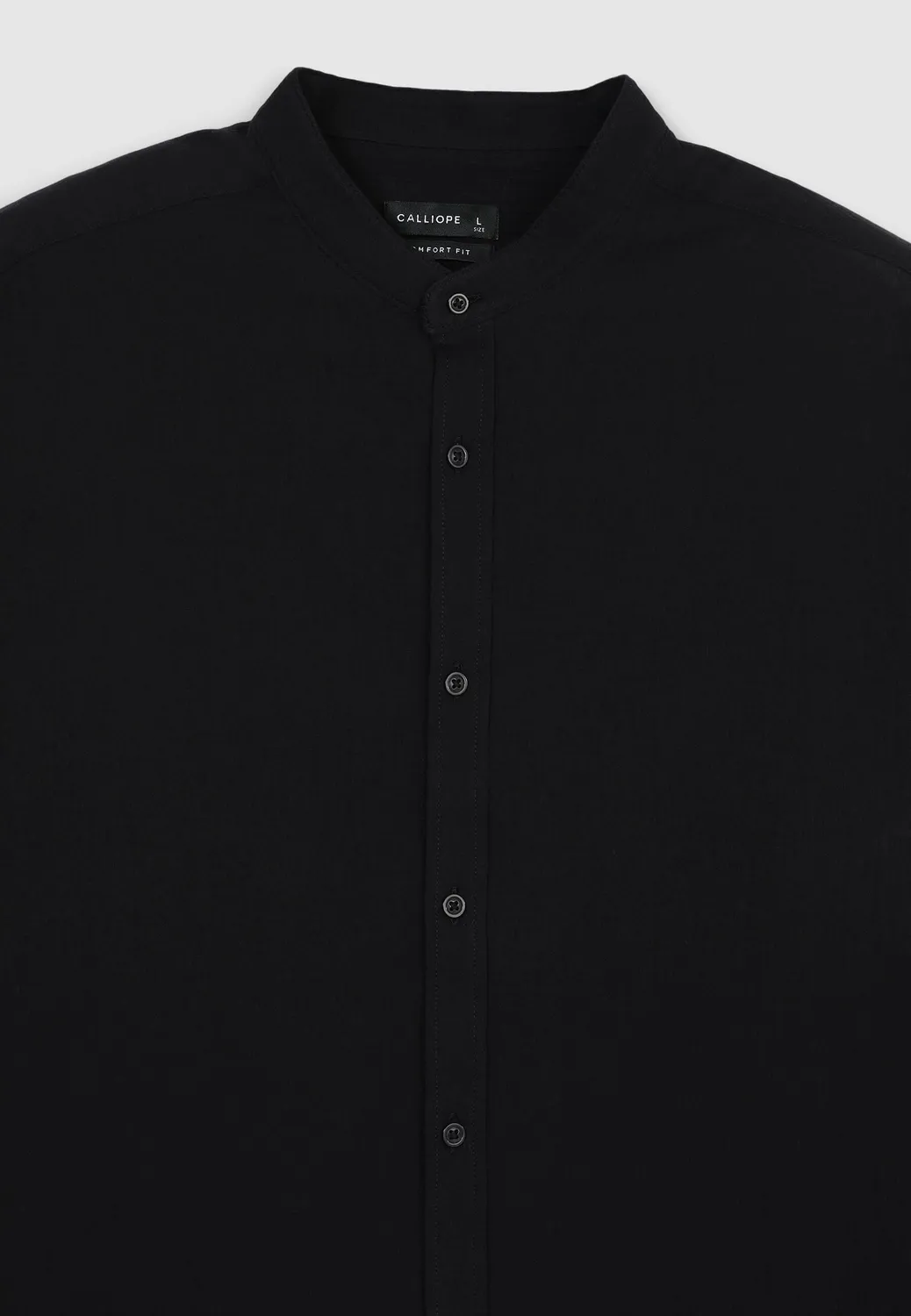 Calliope Chemise col mao coton homme