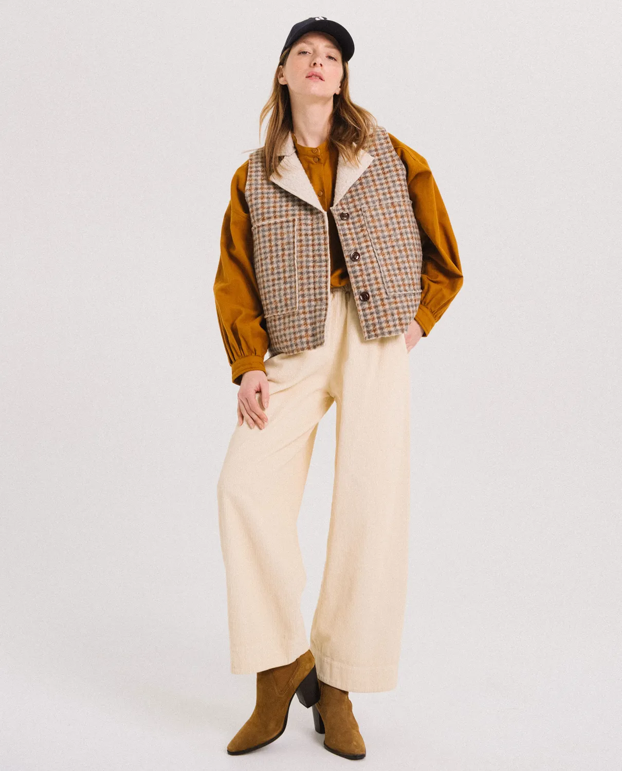 Tinsels Fissa gilet droit island fourrure