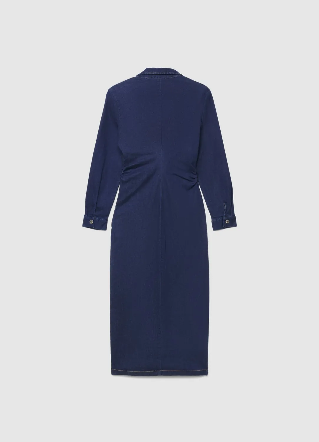 Calliope robe chemisier denim stretch boutons femme