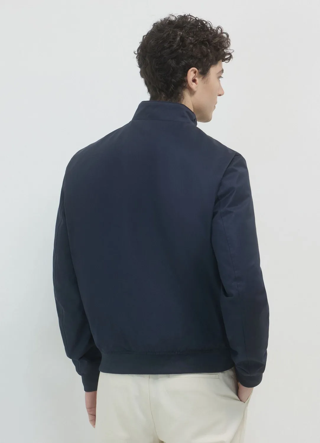 Calliope bomber col montant homme zippé