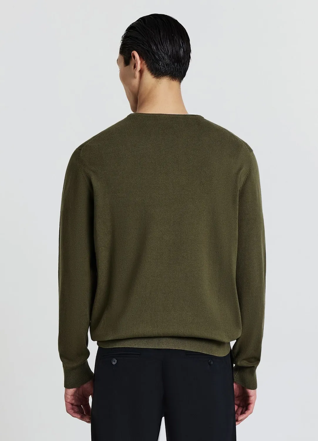 Calliope pull col rond homme coton uni