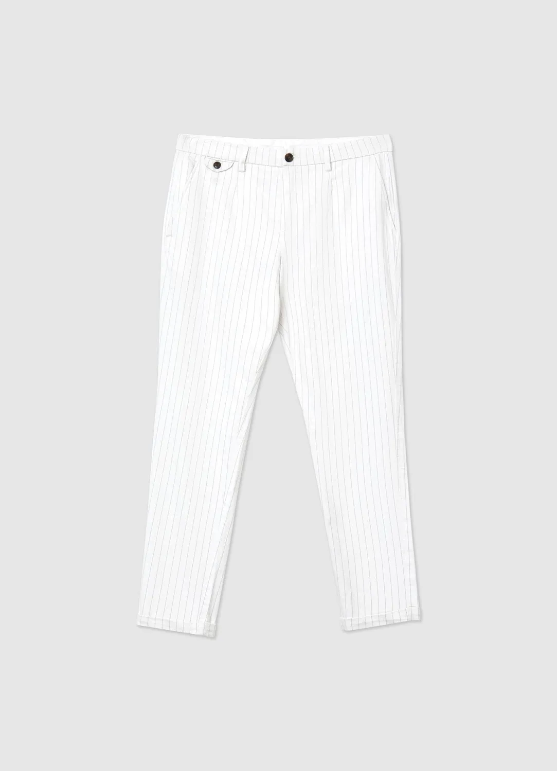 Calliope chino pantalon rayé homme regular