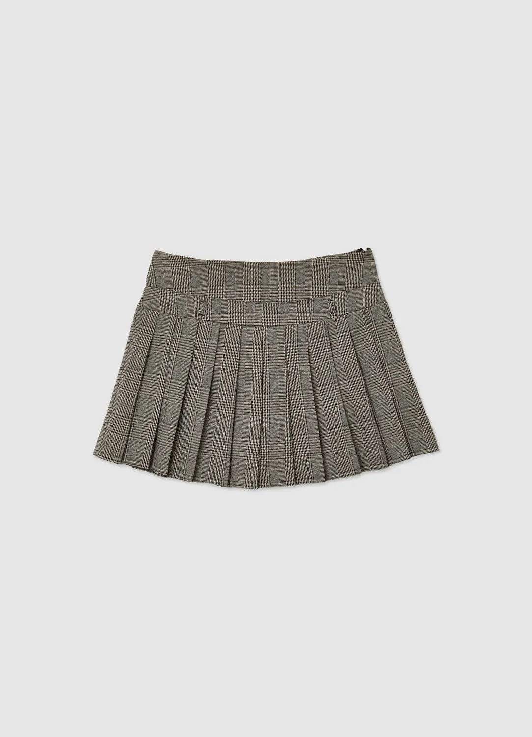 Calliope jupe-short plissée prince-de-galles femme