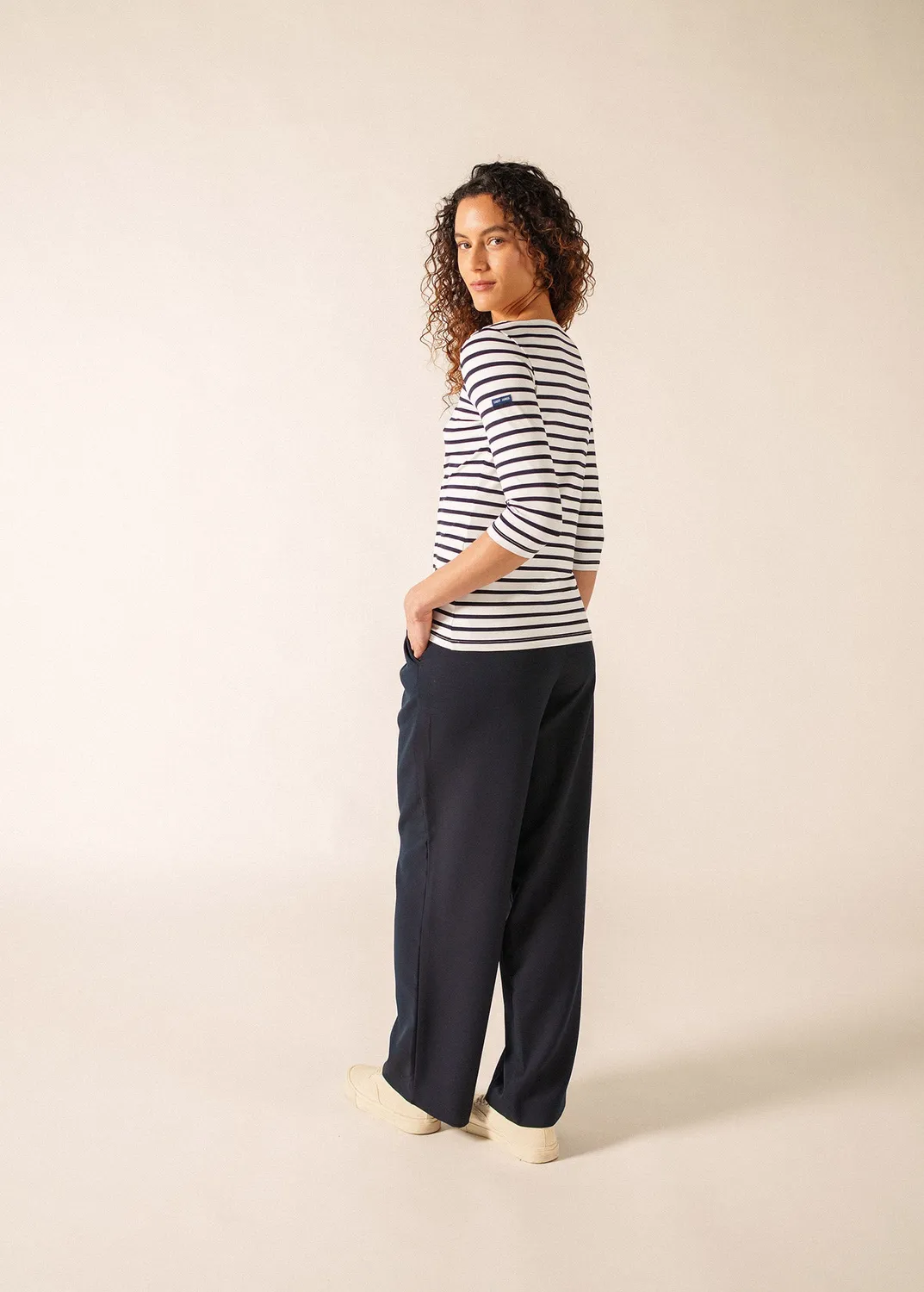 Saint James Garde-Côte marinière anti-UV neige navy