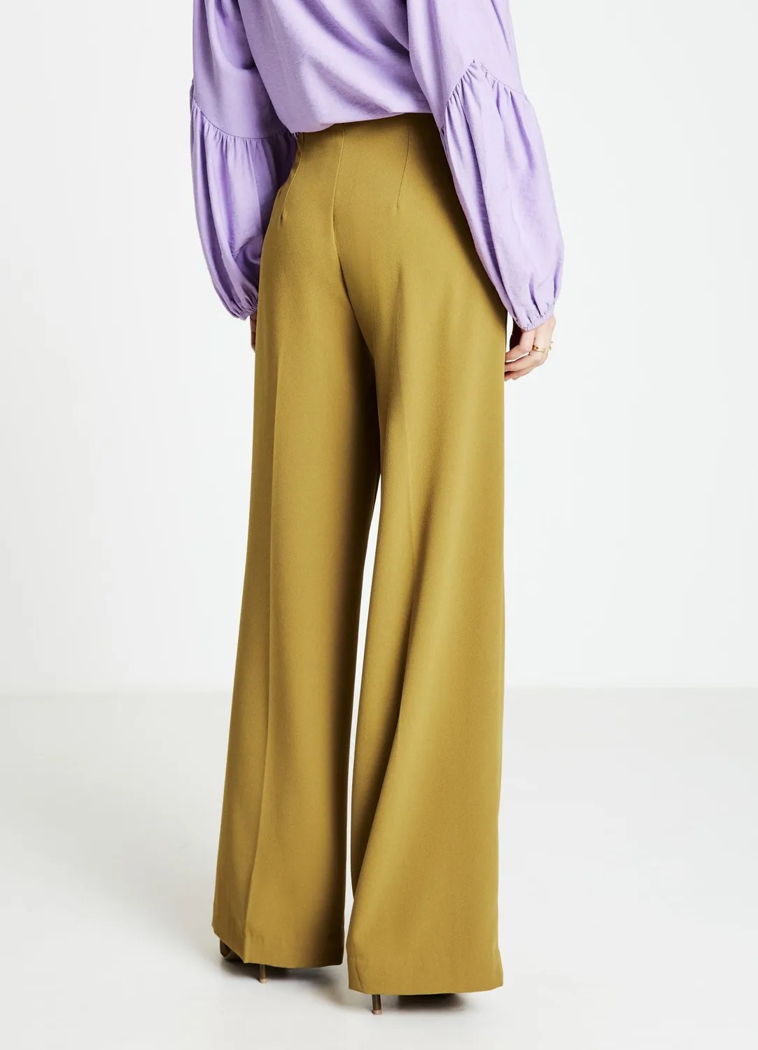 Calliope Palazzo pantalon palazzo femme crêpe
