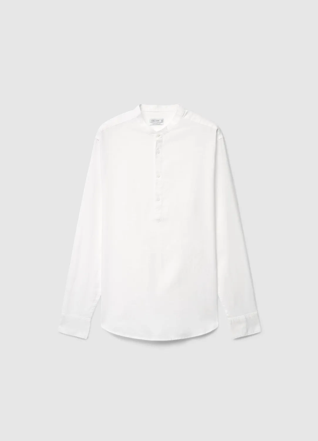 Calliope chemise coréenne demi-boutonnée homme