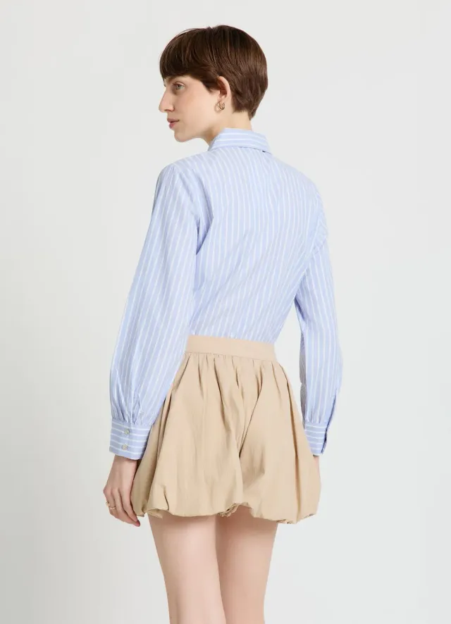 Calliope chemise crop rayée à pinces taille S