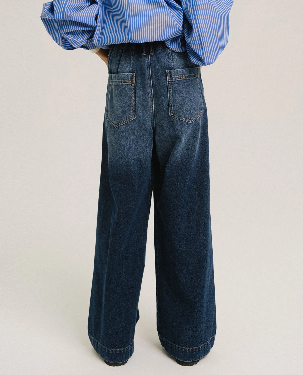 Tinsels Daddy Blue Wave jean baggy 100% coton