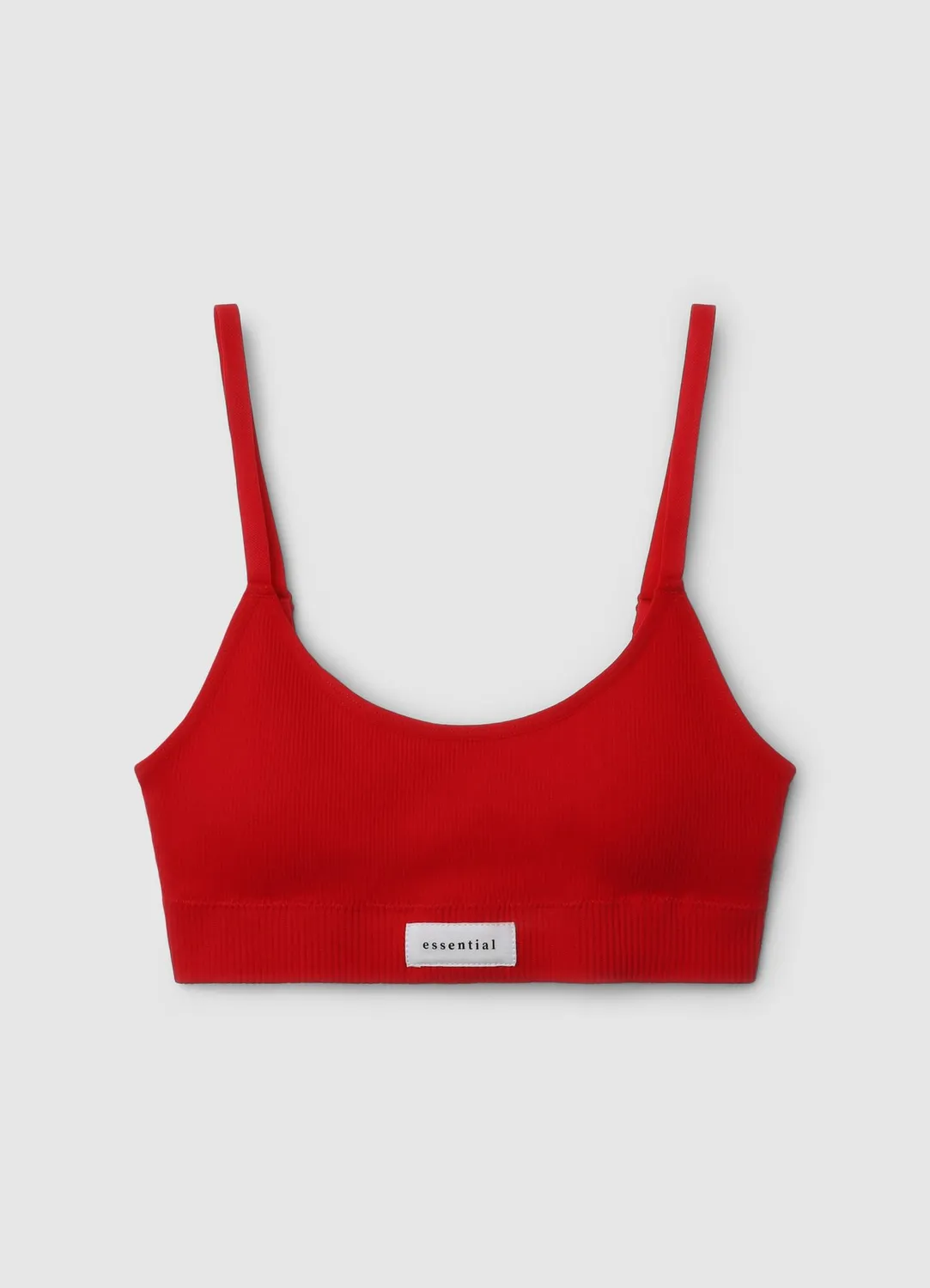 Calliope top brassière côtelé sans armatures femme