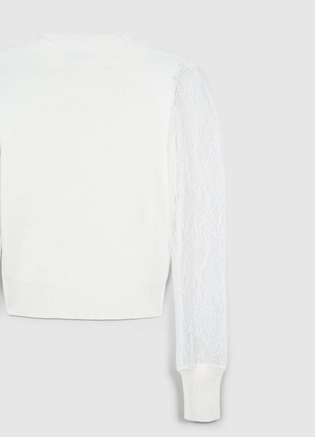 Calliope haut manches dentelle femme col rond